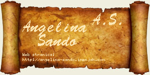 Angelina Sando vizit kartica
